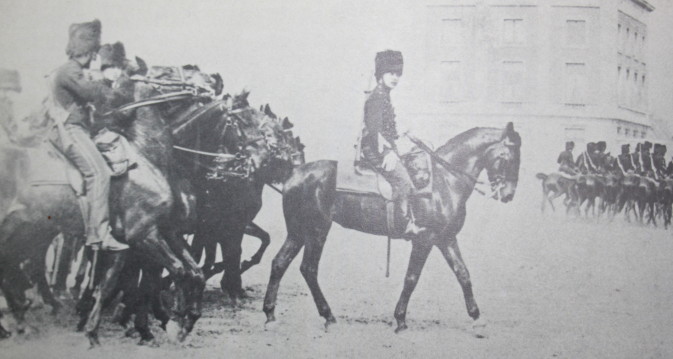 Parade of Guides in Etterbeek (Belgium) Source: La belle époque de la cavalérie Belge, p. 26-27.