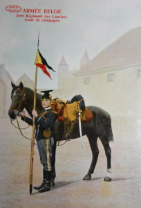 Belgian Lancer, third regiment Source: Préaux Frères collection J. de Faudeur