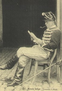 Belgian chasseur à Cheval Source: La belle époque de la cavalérie Belge, p. 66.