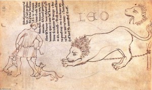 Villard-De-Honnecourt-Lion-drawn-from-life-2-
