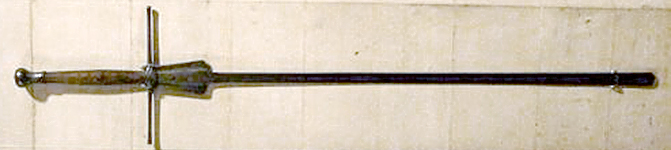 The 2nd fechtschwert kept at the Castle Arundel.
