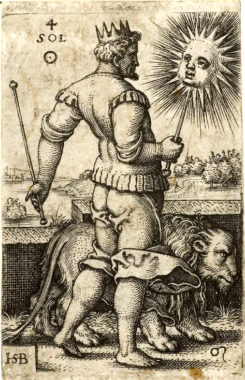 Beham-Hans-Sebald-Leo-Loewe-Tierkreiszeichen-des-Juli-1520-1550 (The Rose and the Pentagram)