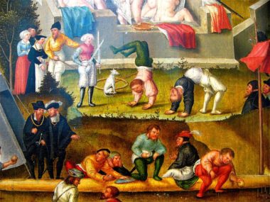 matthias-gerung-melancolia-1558-detail-gauklers-01 (The Rose and the Pentagram)