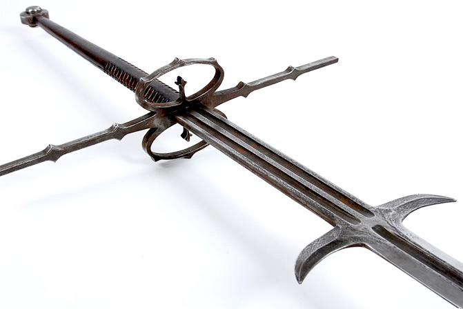 Twohanded Schlachtschwert, commonly used by Landsknechten in the late 1400s/1500s