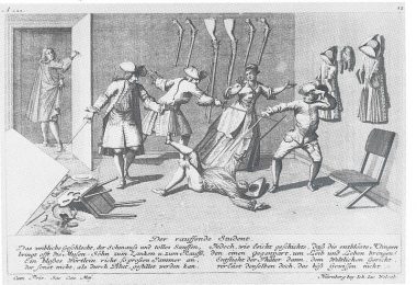 Students fighting 1725 (Fencing Culture, Duelling and Violence)