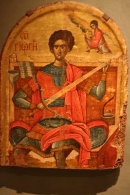 st george (The use of sword behind the shield wall and phalanx)