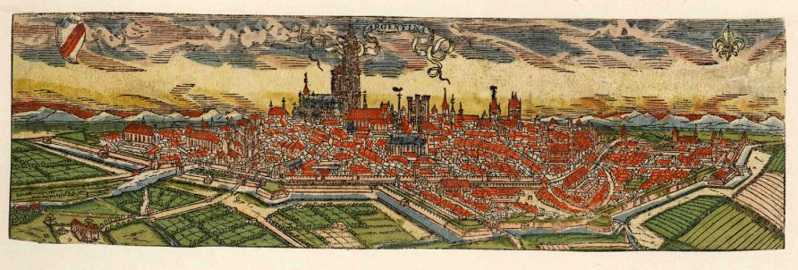 Ansicht von Straßburg-ca1580 (Meyer Pilgrimage Part 1 – Straßburg)