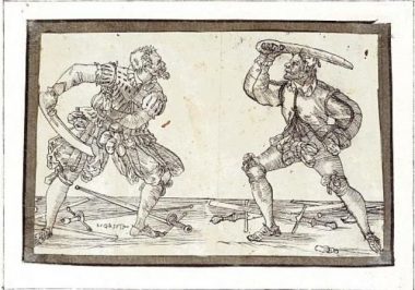 Stimmer-Christoffel-Hans-prep-work-in-ink-and-chalk-for-1570-01 (Brief description on training weapons in history) Stimmer-Christoffel-Hans-prep-work-in-ink-and-chalk-for-1570-01 (Brief description on training weapons in history)