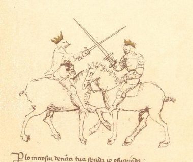 Pisani-Dossi_MS_31r-b (Gaited horses in Fiore’s manuals?)