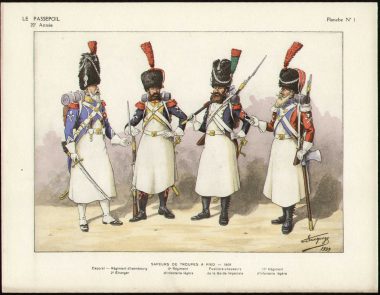 france-sapeurs-1809 (The use of the saber in the army of Napoleon: Part II)
