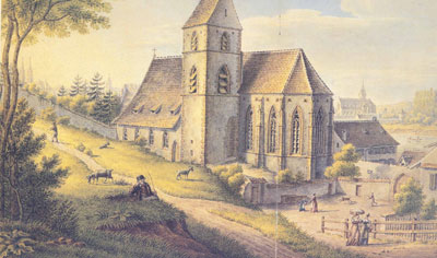 The church of St. Alban in 1857