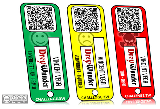 Example image of personal rating tags for CHALLENGE.3W