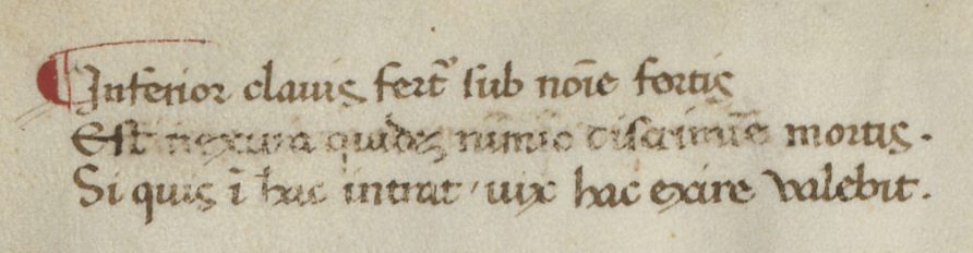 Verse from the top of Florius 31v (Florius de Arte Luctandi: Challenges and Discoveries in a Contemporary Latin Translation of Fiore dei Liberi) Verse from the top of Florius 31v (Florius de Arte Luctandi: Challenges and Discoveries in a Contemporary Latin Translation of Fiore dei Liberi)