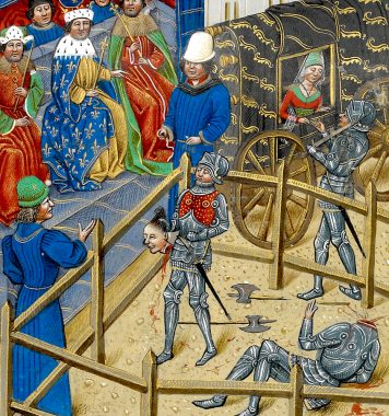 Royal-14-E-IV-f-267v-Jacques-le-Gris-and-Jean-de-Carrouges (What Really Happened at the Last Duel? Part1) Royal-14-E-IV-f-267v-Jacques-le-Gris-and-Jean-de-Carrouges (What Really Happened at the Last Duel? Part1)
