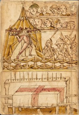 Cod.I.6.4º.2_001v (King and Fool – The Vier Leger of Liechtenauer’s Tradition)